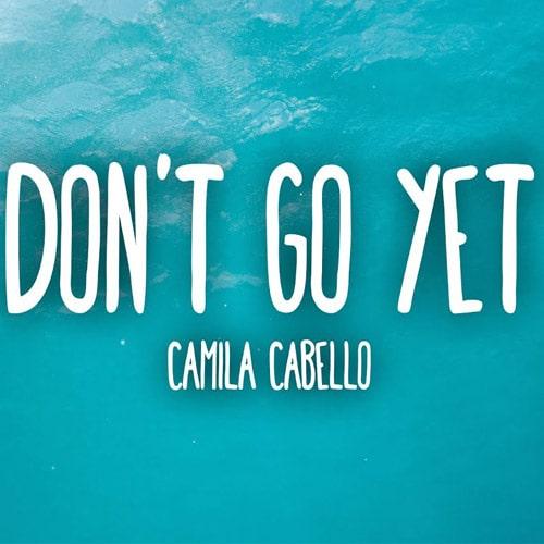ترجمه آهنگ Don’t Go Yet از Camila Cabello