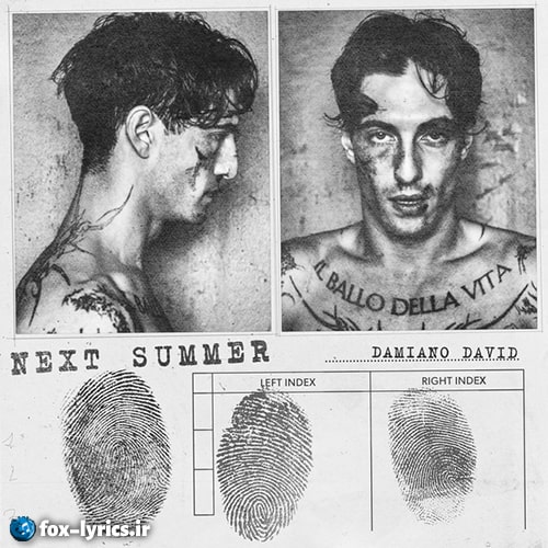 دانلود آهنگ Next Summer از Damiano David + متن و ترجمه
