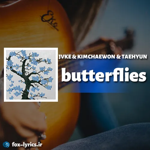 معنی آهنگ butterflies از JVKE و KIM CHAEWON (LE SSERAFIM) و TAEHYUN (TXT)